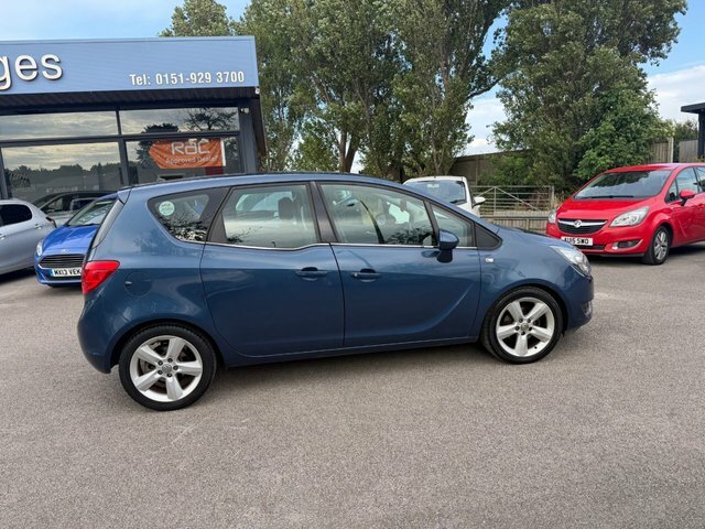 Vauxhall Meriva 1.4I Tech Line Mpv Euro 6 100 P Blue #2