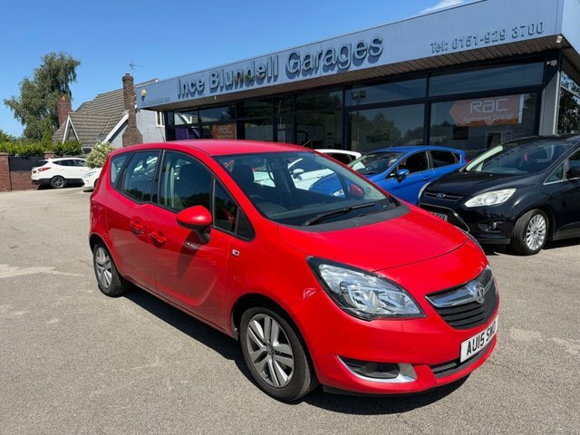 Vauxhall Meriva 1.4I Life Mpv Euro 6 100 Ps Red