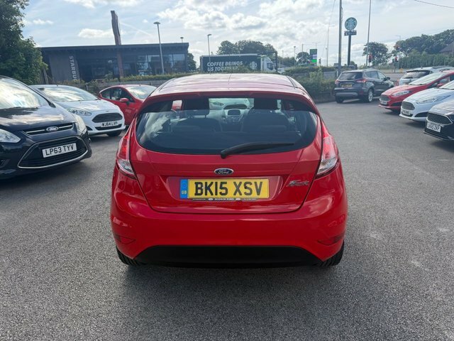 Ford Fiesta 1.25 Zetec Hatchback Euro 6 82 Red #4