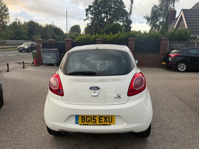 Ford KA 1.2 Zetec Hatchback Euro 5 S S White #3
