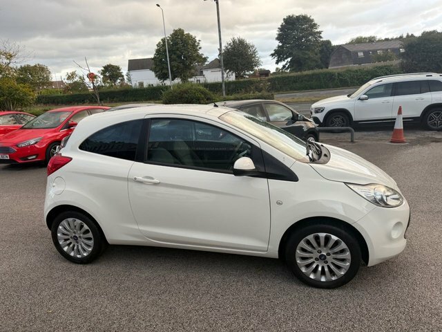 Ford KA 1.2 Zetec Hatchback Euro 5 S S White #4