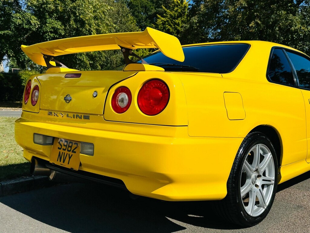 Nissan Skyline R34 Gt-t Yellow #11