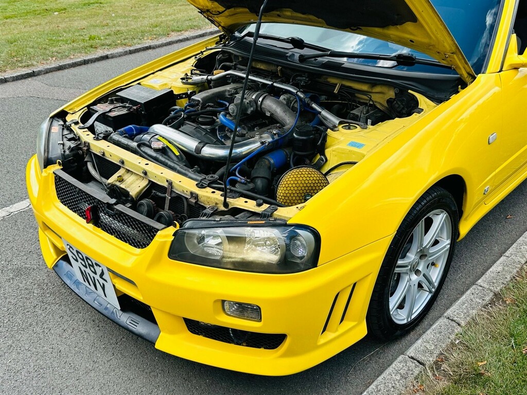 Nissan Skyline R34 Gt-t Yellow #39