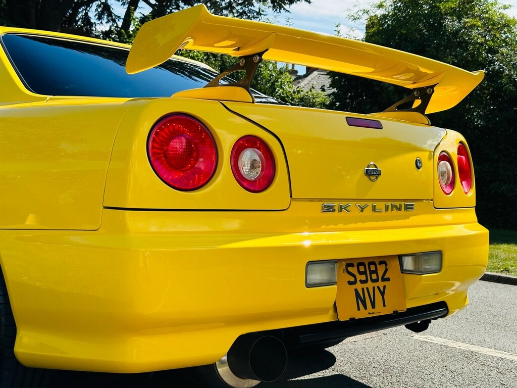 Nissan Skyline R34 Gt-t Yellow #13