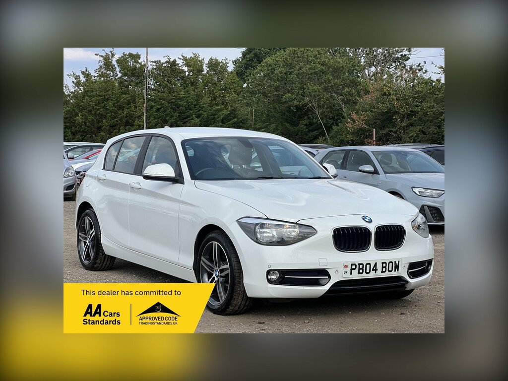 BMW 1 Series 2.0 116D Sport Euro 5 Ss White