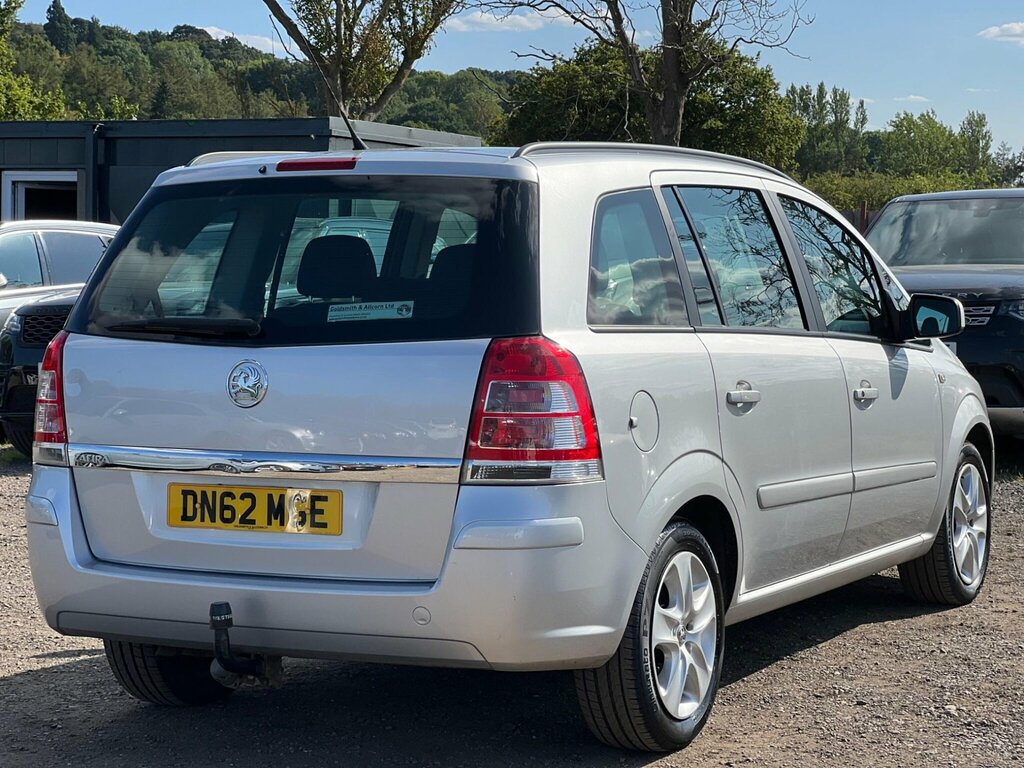 Vauxhall Zafira 1.8 16V Exclusiv Euro 5 Snav Silver #6