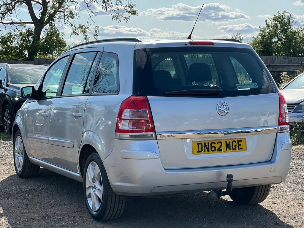Vauxhall Zafira 1.8 16V Exclusiv Euro 5 Snav Silver #5
