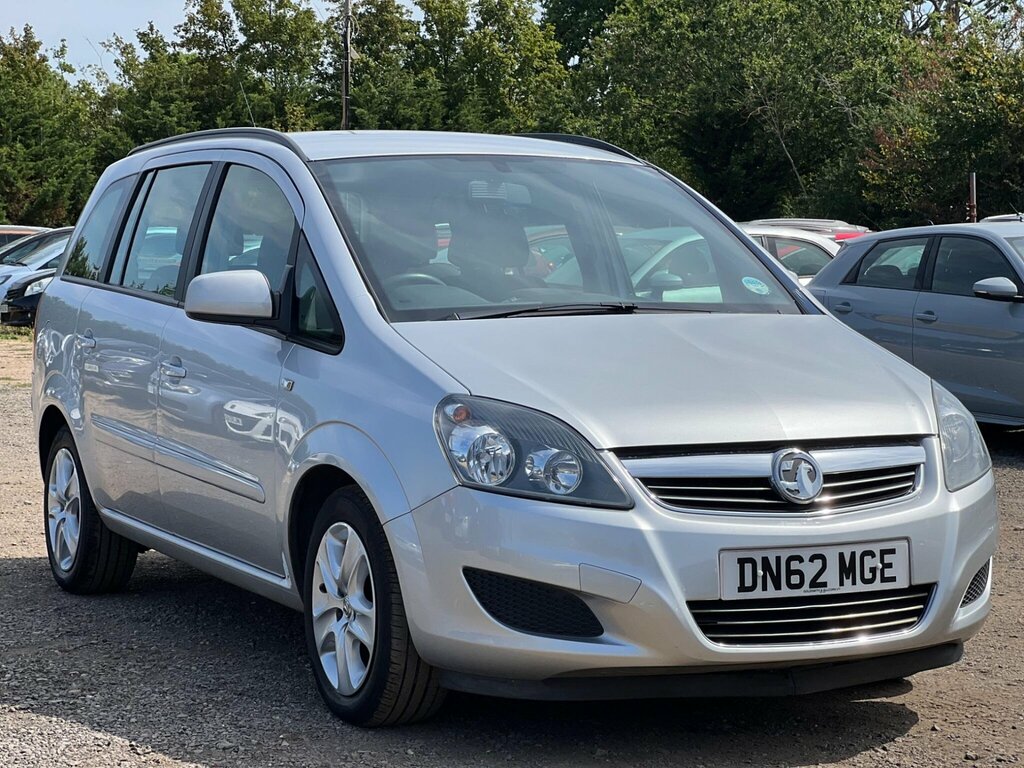 Vauxhall Zafira 1.8 16V Exclusiv Euro 5 Snav Silver #2