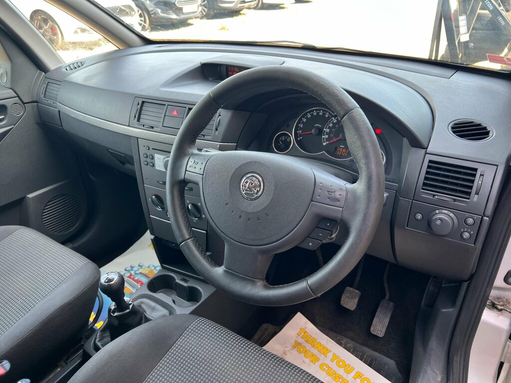 Vauxhall Meriva Mpv 1.4I 16V Energy Ac 200707 Silver #25