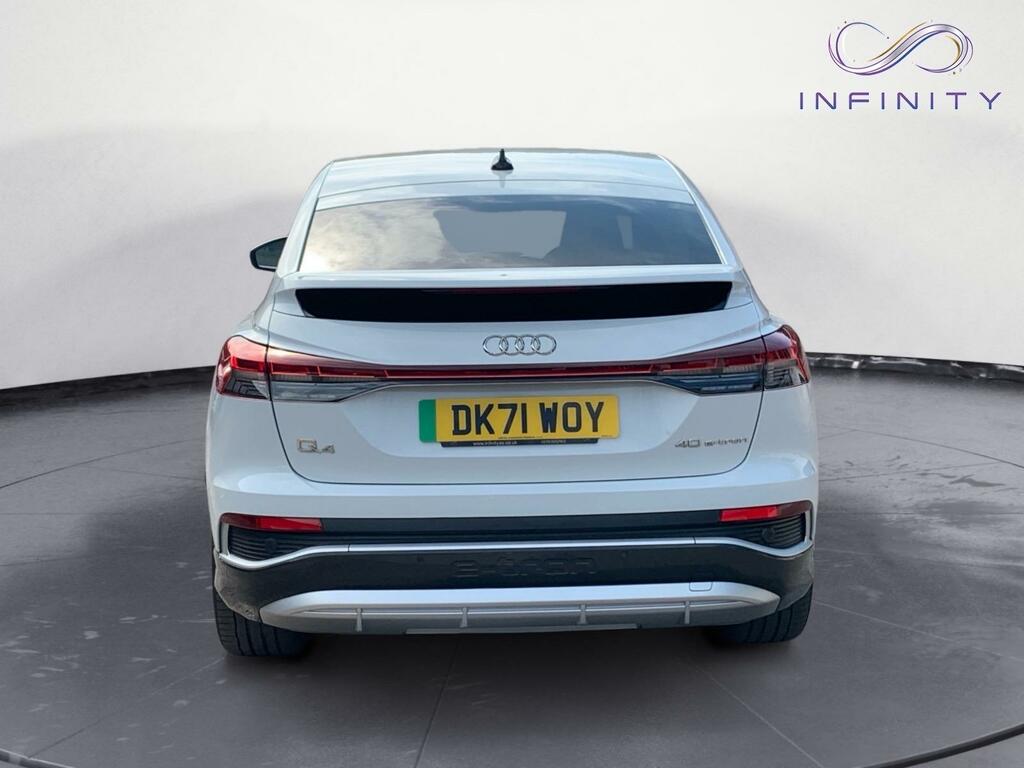 Audi Q4 E Tron 40 Launch Edition Sportback 82Kw White #6