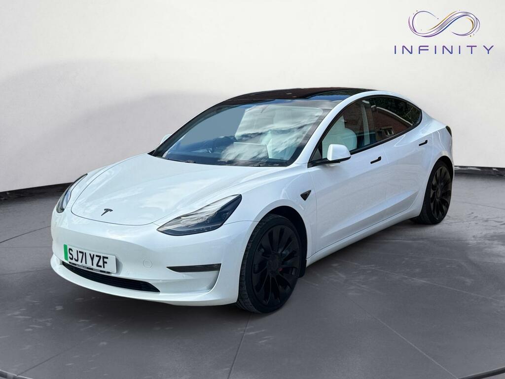 Tesla Model 3 Dual Motor Performance White #3
