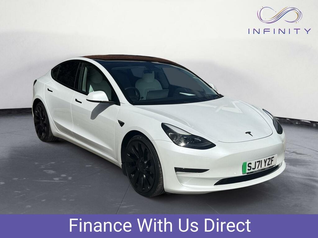 Tesla Model 3 Dual Motor Performance White