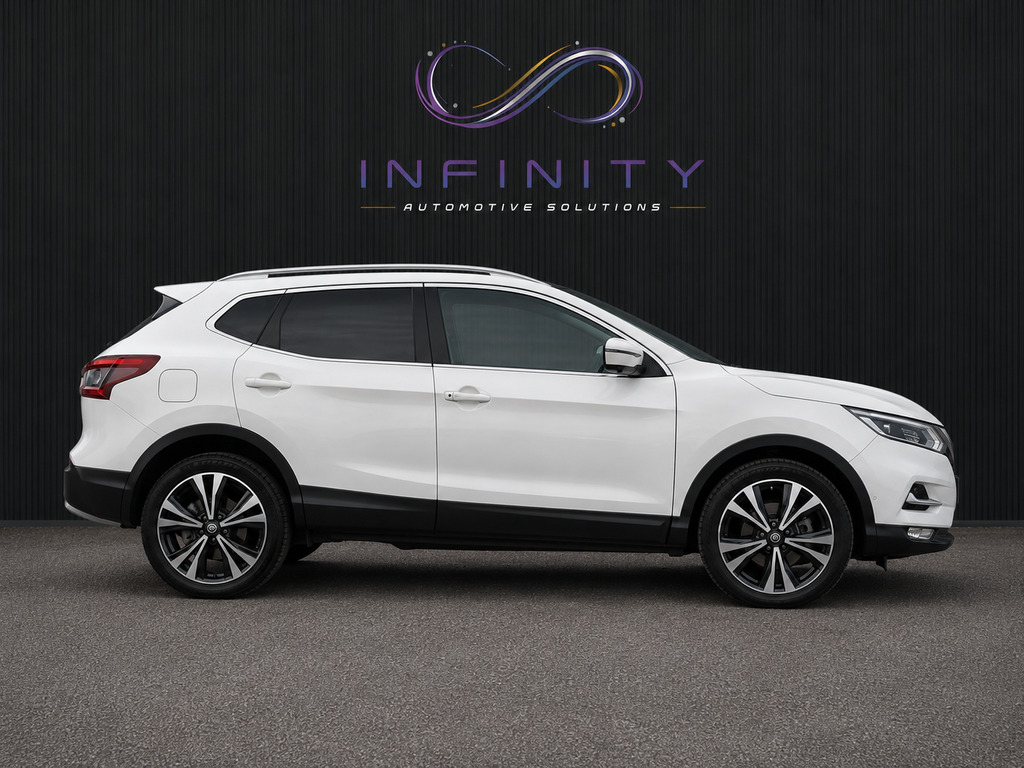 Nissan Qashqai 1.3 Dig-t Mhev Tekna White #3