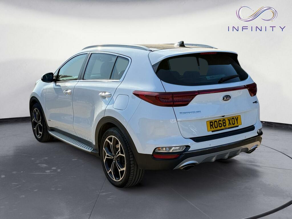 Kia Sportage 1.6 T-gdi Gt-line S White #4