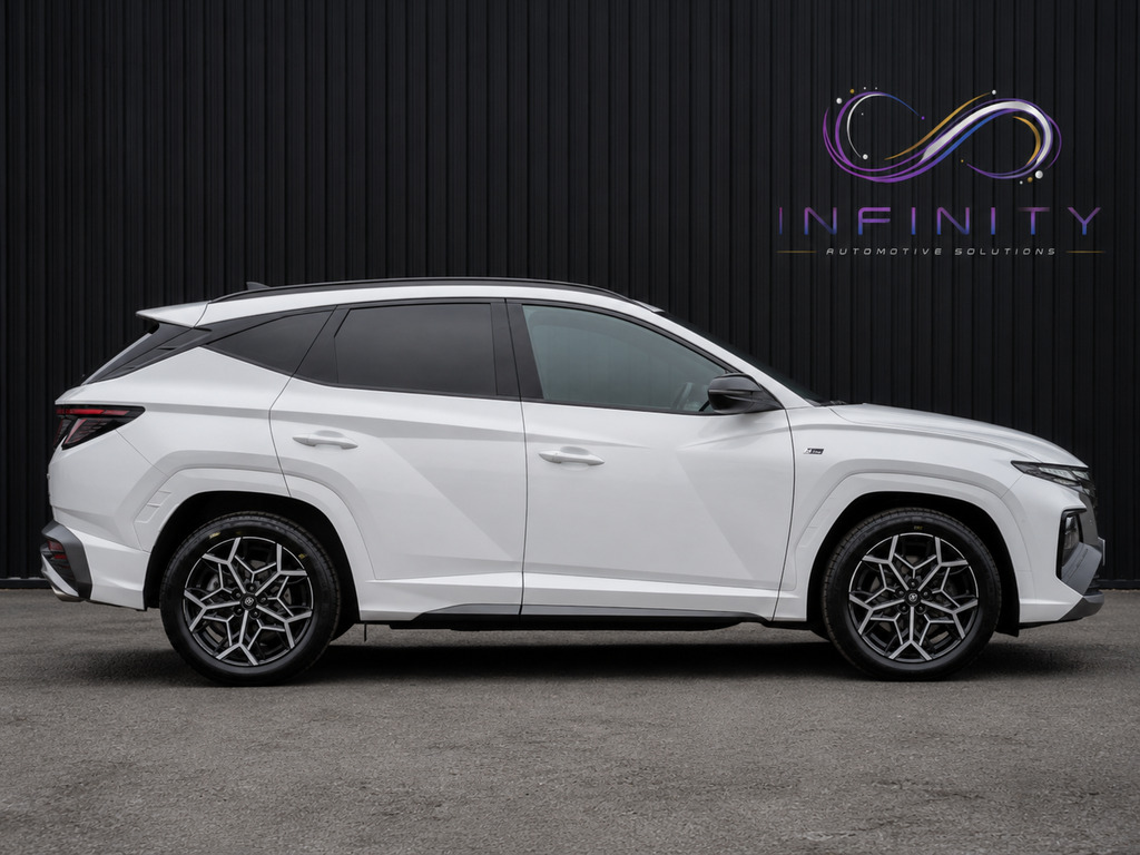Hyundai Tucson 1.6 H T-gdi N Line S White #3
