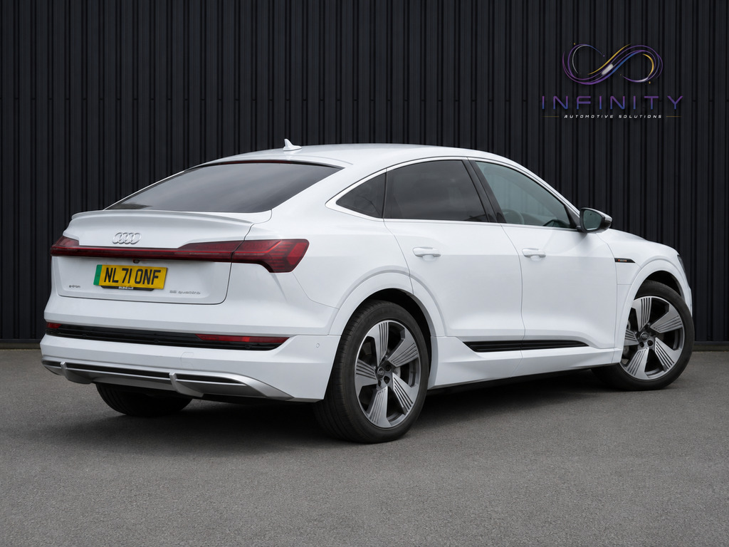 Audi E-tron 55 S Line Sportback Quattro 95Kw White #3