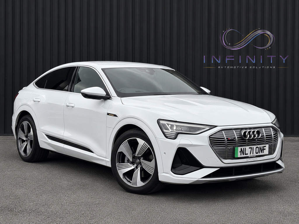 Audi E-tron 55 S Line Sportback Quattro 95Kw White