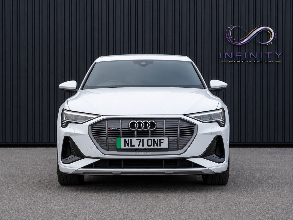 Audi E-tron 55 S Line Sportback Quattro 95Kw White #2