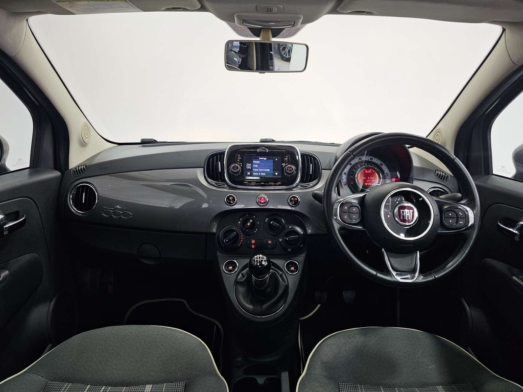 Fiat 500 1.2 Eco Pop Star Hatchback Euro White #11