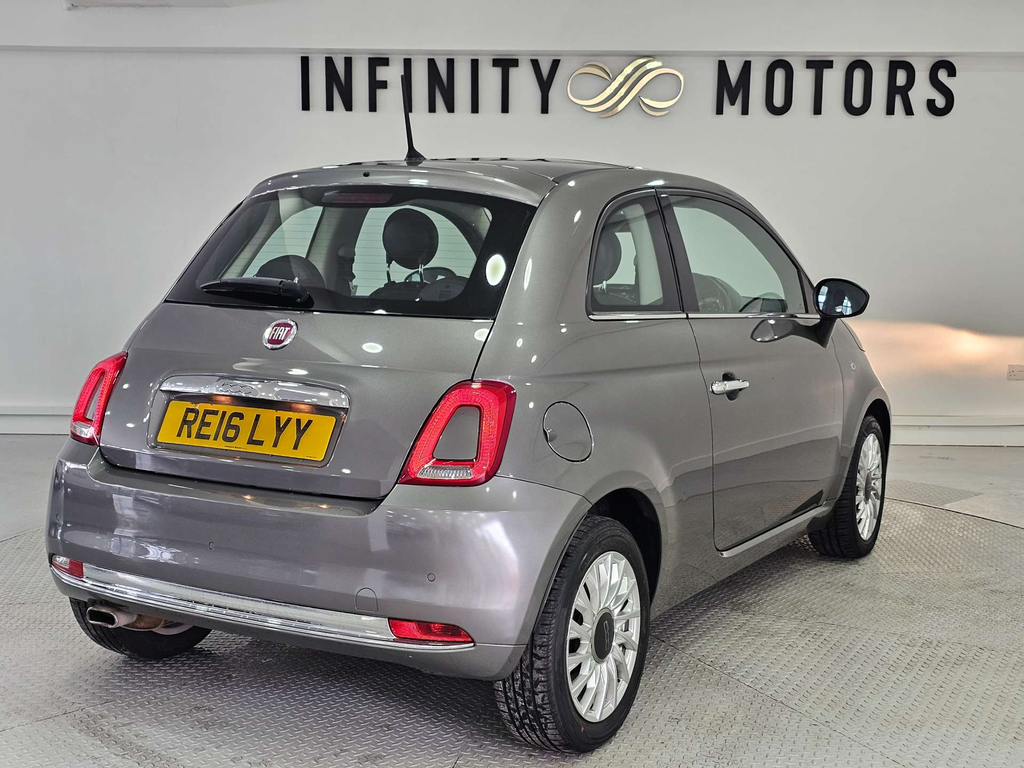 Fiat 500 1.2 Eco Pop Star Hatchback Euro White #16