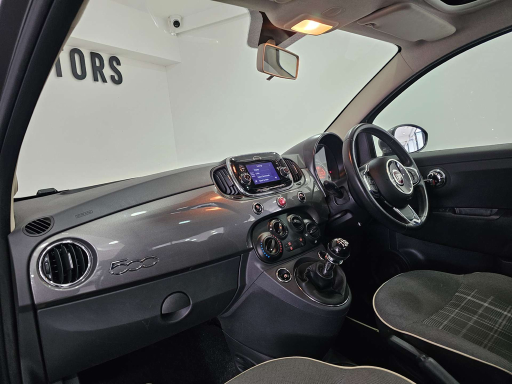 Fiat 500 1.2 Eco Pop Star Hatchback Euro White #47