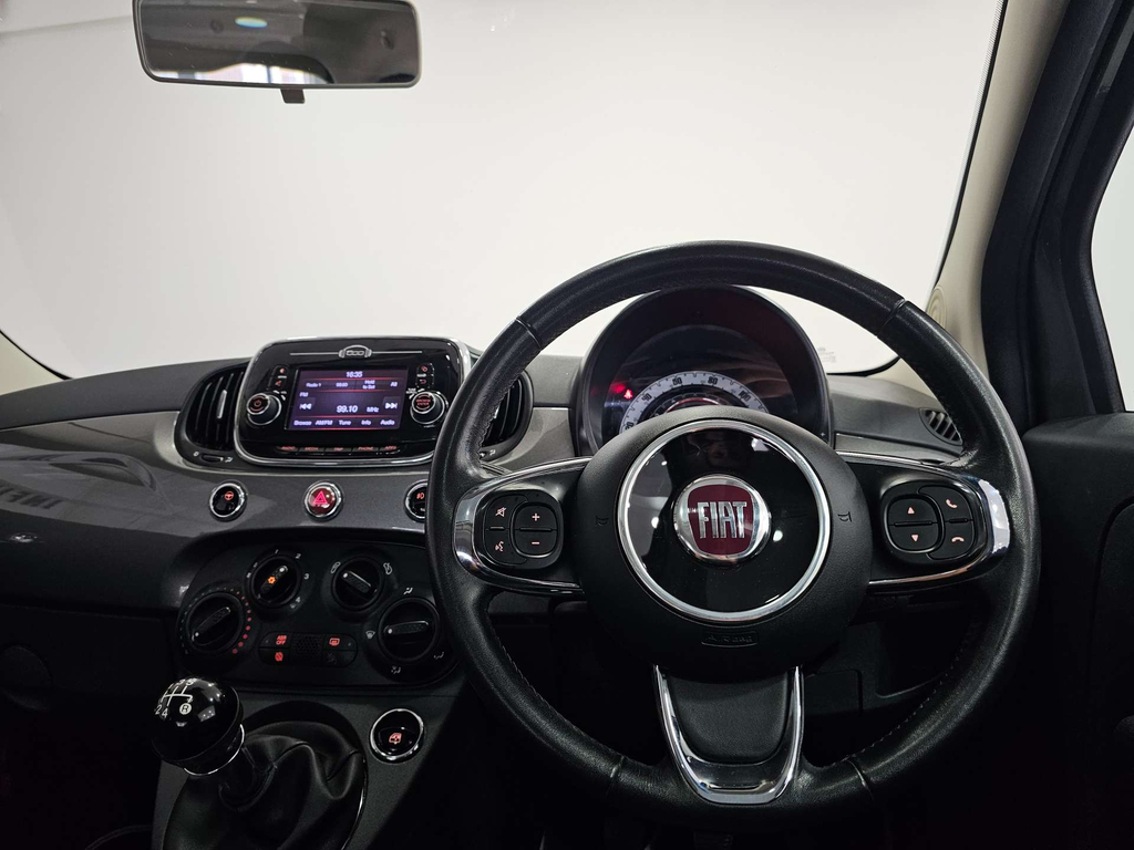 Fiat 500 1.2 Eco Pop Star Hatchback Euro White #13