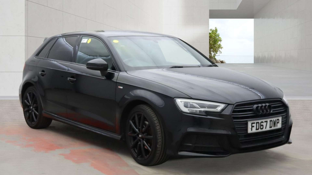 Audi A3 Sportback Black Edition Tfsi FD67DWP Black