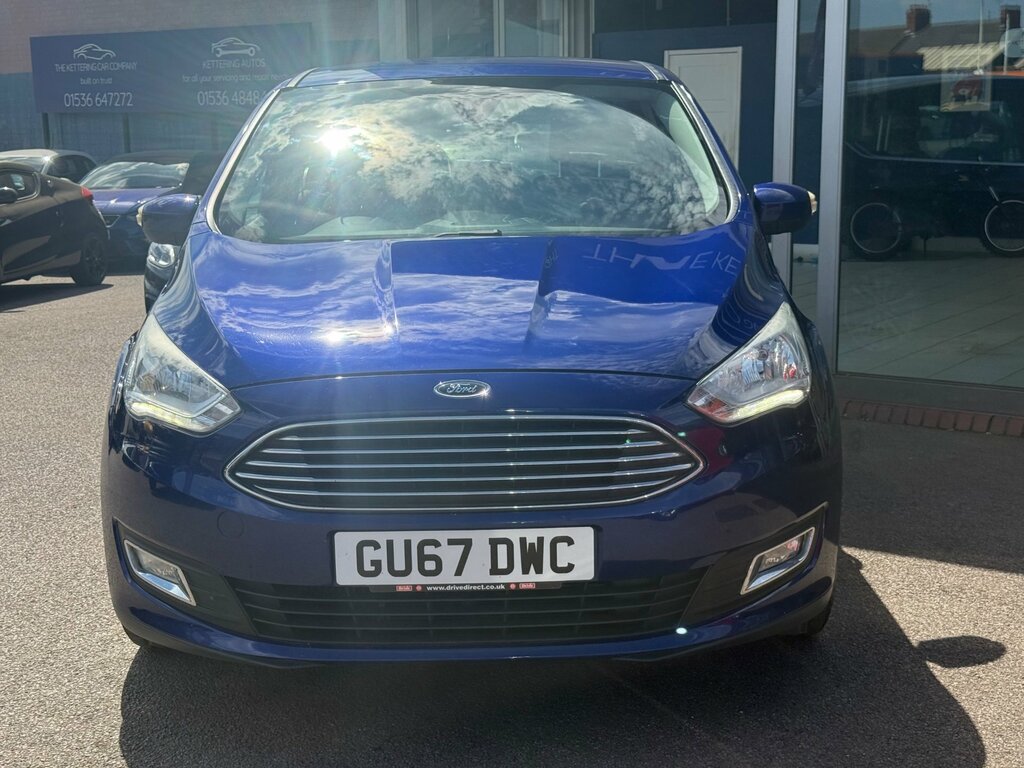 Ford C-Max 1.0T Ecoboost Titanium Mpv Euro GU67DWC Blue #5