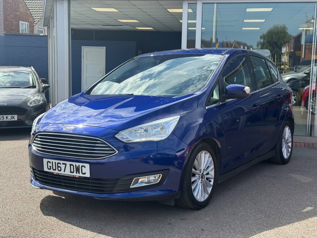 Ford C-Max 1.0T Ecoboost Titanium Mpv Euro GU67DWC Blue #2