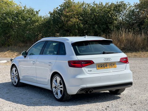 Audi A3 1.4 A3 Sportback KR64JSY White #6