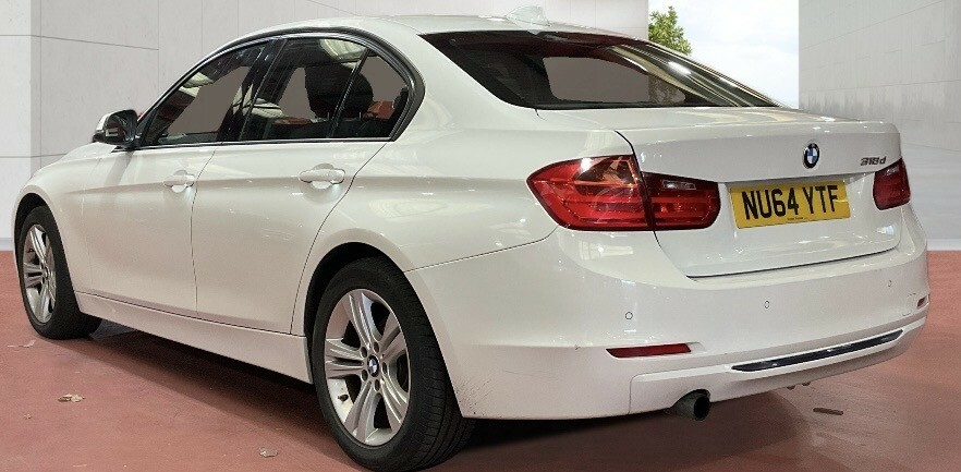 BMW 3 Series Saloon 2.0 318D Se Euro 5 Ss 201414 White #2