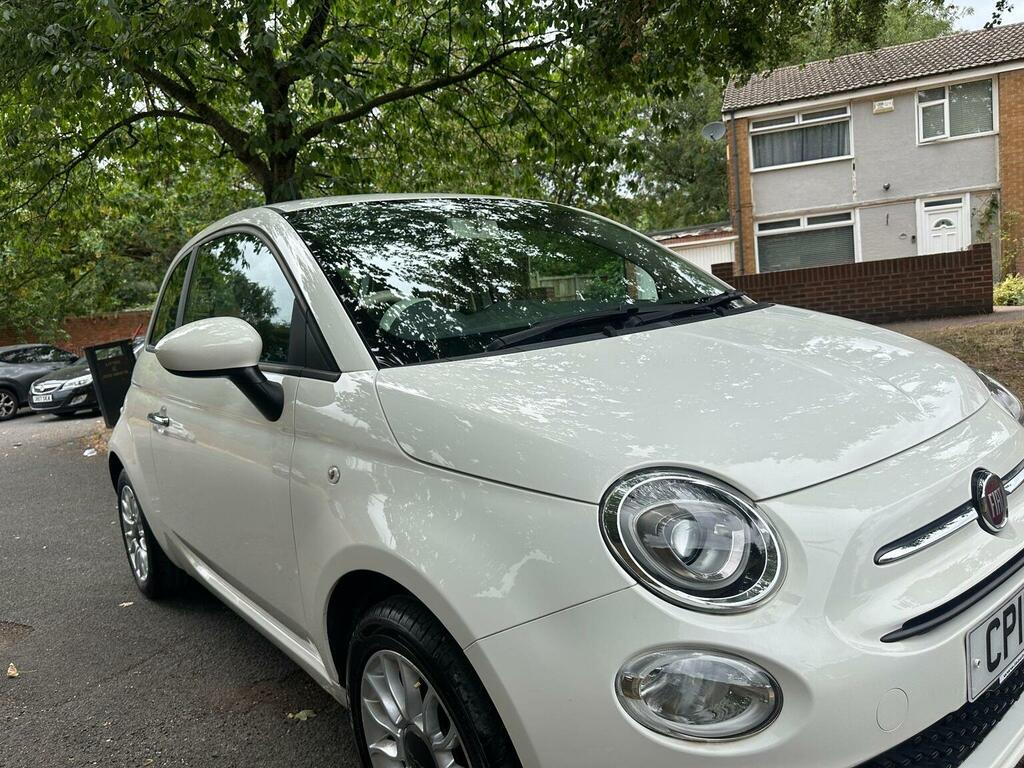 Fiat 500 Hatchback 1.2 Eco Pop Star Euro 6 Ss 2017 CP17GZM White #5