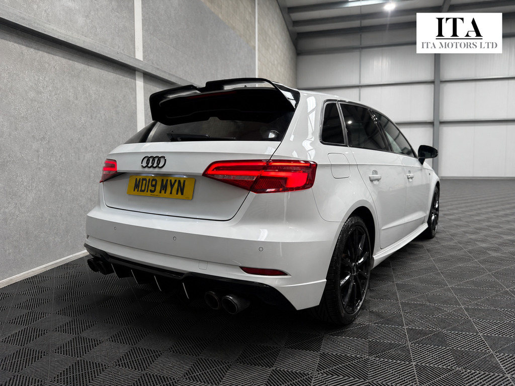 Audi A3 Black Edition White #6