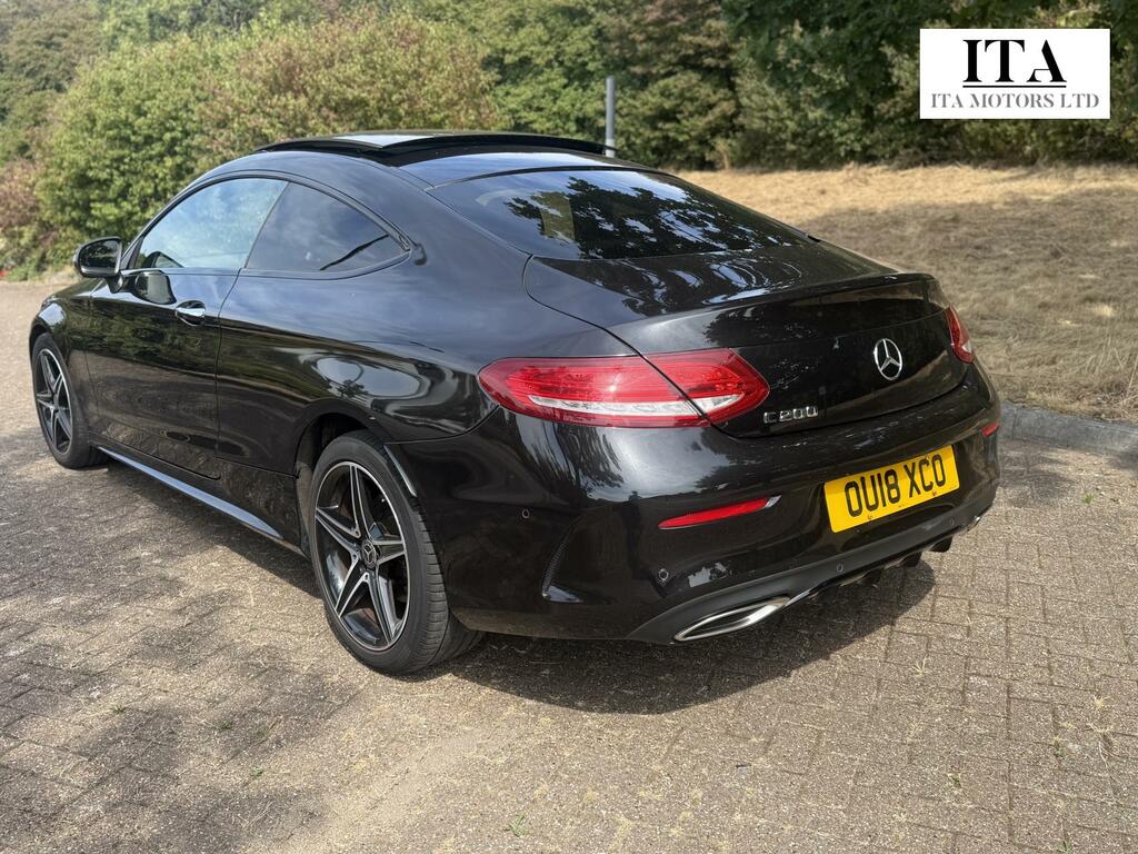 Mercedes-Benz C Class Amg Line Black #4