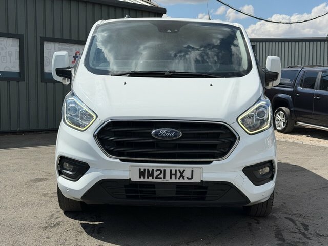 Ford Transit Custom 2.0 300 Ecoblue Limited Panel Van Manua White #2