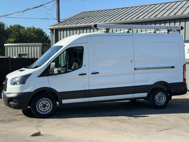 Ford Transit Custom 2.0 350 Ecoblue Panel Van Fwd L3 EX17HFJ White #2
