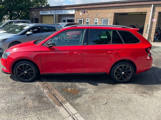 Skoda Fabia 1.2 Tsi Monte Carlo Estate Euro HV65WVB Red #4