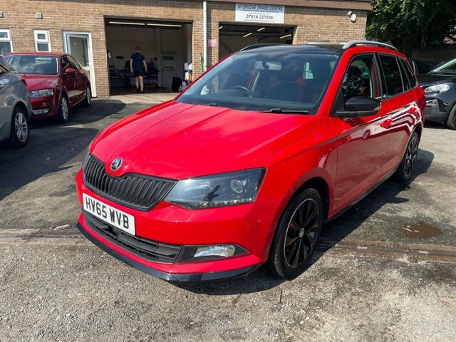 Skoda Fabia 1.2 Tsi Monte Carlo Estate Euro HV65WVB Red #3