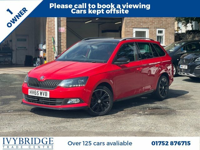 Skoda Fabia 1.2 Tsi Monte Carlo Estate Euro HV65WVB Red