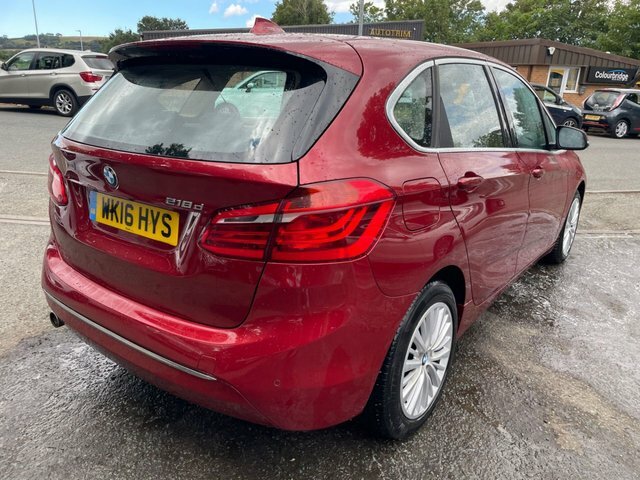 BMW 2 Series Active Tourer 2.0 218D Luxury Mpv Euro 6 S S Red #5