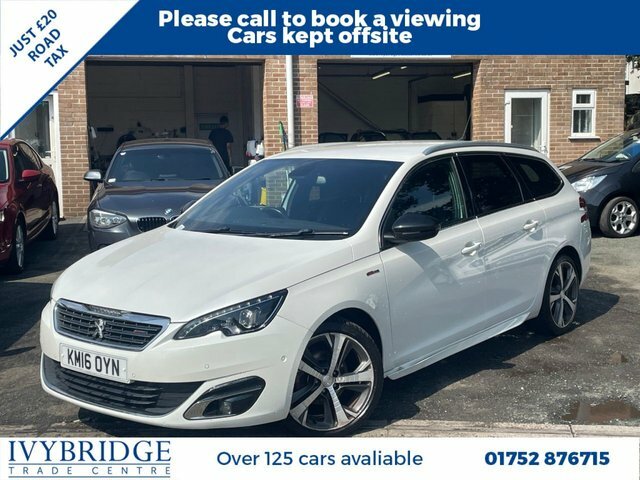 Peugeot 308 SW 1.6 Bluehdi Gt Line Estate Eat Euro 6 White
