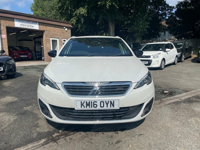 Peugeot 308 SW 1.6 Bluehdi Gt Line Estate Eat Euro 6 White #2
