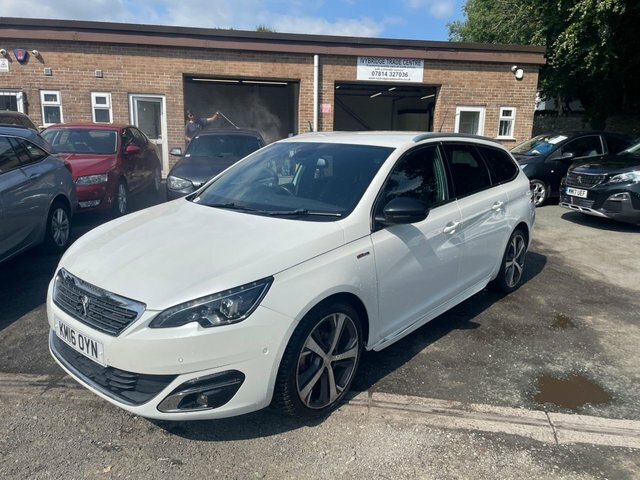 Peugeot 308 SW 1.6 Bluehdi Gt Line Estate Eat Euro 6 White #3
