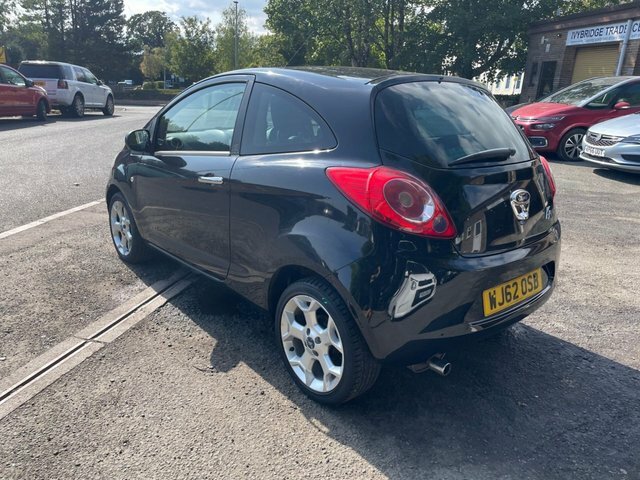 Ford KA 1.2 Titanium Hatchback Euro 5 6 WJ62OSB Black #5