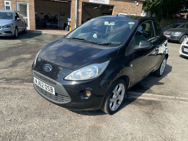Ford KA 1.2 Titanium Hatchback Euro 5 6 WJ62OSB Black #3