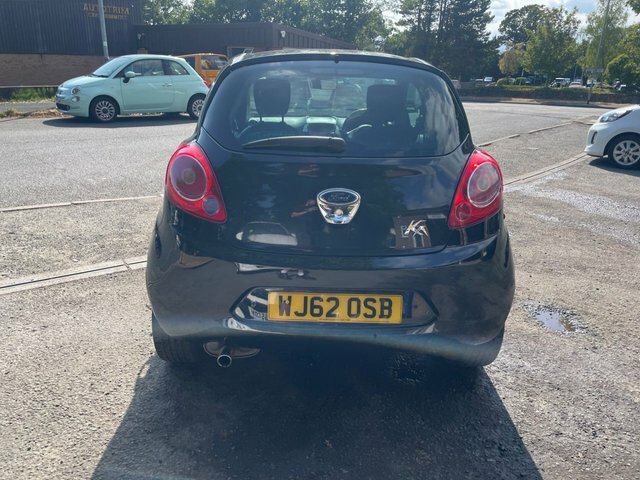 Ford KA 1.2 Titanium Hatchback Euro 5 6 WJ62OSB Black #6