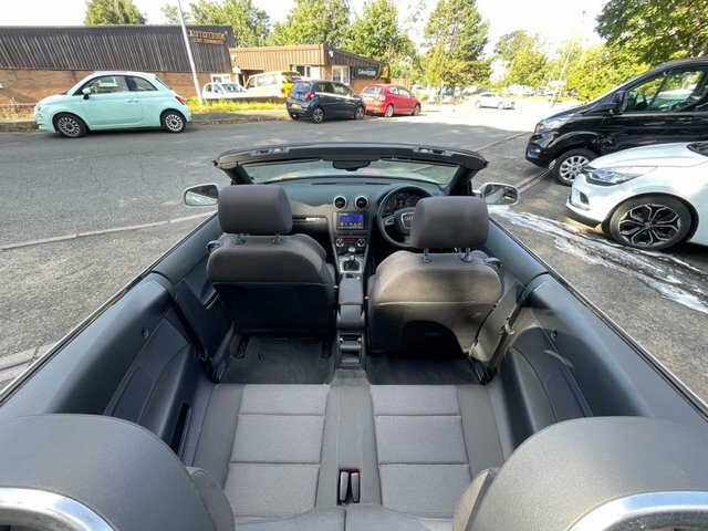 Audi A3 Cabriolet Convertible 1.6 Tdi Sport Euro 5 Ss 20126 Black #16