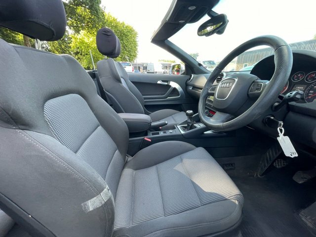 Audi A3 Cabriolet Convertible 1.6 Tdi Sport Euro 5 Ss 20126 Black #10