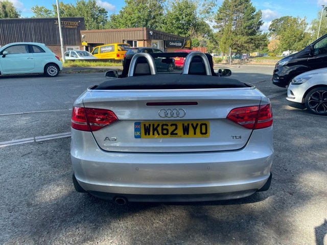 Audi A3 Cabriolet 2.0 Tdi Sport Convertible Euro 5 Silver #5
