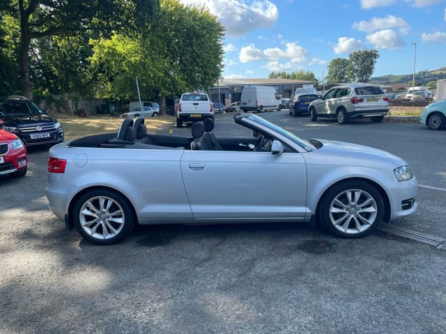 Audi A3 Cabriolet 2.0 Tdi Sport Convertible Euro 5 Silver #3
